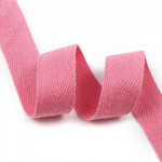 Лента-тесьма 20мм киперная 5,0г хлопок TBY.CT цв.F137 розовый уп.5м