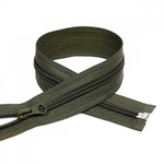 Молния Mzip пласт. спираль №5-N 45см цв.F327 оливковый уп.50шт