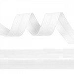 Резинка TBY вязаная Окантовочная 16мм белый F101 боб.100м