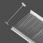 TBY Биркодержатели 35мм цв. прозрачный (уп.≈ 5000шт) БИРКОДЕРЖ.35