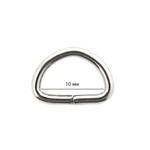 TBY Полукольцо металлическое TSW 10х 1,6мм цв. никель уп. 2000шт TSW.ПЛК.10.НИКЕ.2000