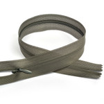 Молния Mzip пласт. потайная №3 50см н/р цв.S392 т.серый уп.50шт