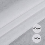 Флизелин IdealTex клей PA точечный 60г/м белый 6060W 90см рул.100м