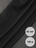 Дублерин IdealTex эластичный 40г/м 440B черный 150см рул.100м