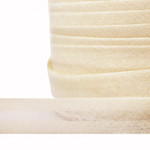 Косая бейка хлопок TBY арт.CB15 шир.15мм цв.F104 молочный уп.132 м