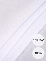 Дублерин IdealTex воротничковый 135 г/м 135WH белый 112см рул.100м