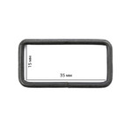 TBY Рамка металлическая TSW 35х 15х 2,5мм цв. оксид уп. 500шт TSW.РАМ.35Х15.ОК.500