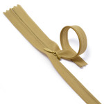 Молния Mzip пласт. потайная №3 20см н/р цв.F127 горчица уп.50шт