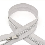 Молния Mzip спираль №5 декор. 45см цв.S336 серый уп.50шт