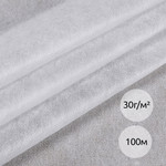 IDEAL Флизелин IdealTex клей PA точечный 30г/м² белый 6030W 90см рул.100м 6030.W.30.БЕЛ