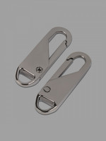 Пуллер Mzip универсальный для бегунка арт. PUL.BLNICK.6 цв. черный никель уп. 50шт