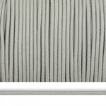 Резинка-шнур 2,5мм шляпная круглая TBY цв. F317 серый боб.100м