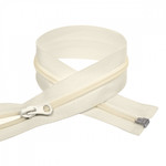 Молния Mzip пласт. спираль №5-N 40см цв.F103 молочный уп.50шт