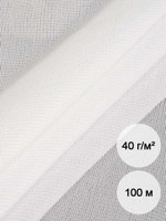 Дублерин IdealTex эластичный 40г/м 440W белый 150см рул.100м