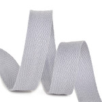 Лента-тесьма 15мм киперная 3,8г хлопок TBY.CT цв.S361 серый уп.50м