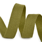 Лента-тесьма 15мм киперная 3,8г хлопок TBY.CT цв.F264 хаки уп.50м