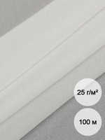 Дублерин IdealTex эластичный 25г/м 225W белый 150см рул.100м