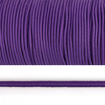 Резинка-шнур 2,5мм шляпная круглая TBY цв. F170 фиолетовый боб.100м