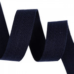 Лента-тесьма 20мм киперная 5,0г хлопок TBY.CT цв.цв.S058 синий  уп.50м