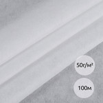 Флизелин IdealTex клей PA точечный 50г/м белый 6050W 150см рул.100м