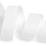 Лента-тесьма 15мм киперная 3,8г хлопок TBY.CT цв.F101 белый уп.5м