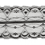 Kruzhevo Кружево-трикотаж арт.TBY 650 шир.65мм цв.черный уп.45,7м TBY.650.ЧЕРН