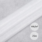 Флизелин IdealTex клей PA точечный нитепрошивной 44г/м белый 44W90 90см рул.25м