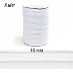 Резинка TBY вязаная Лайт в инд.упаковке 10мм белый 3,5г боб.200м