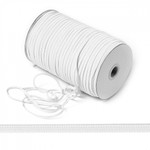 Резинка TBY вязаная Стандарт 4мм белый 3,9г в инд.упаковке бобина 200м