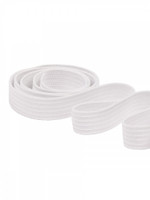 Резинка TBY вязаная Стандарт 4мм белый 4,3г в инд.упаковке пасма 200м