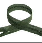 Молния Mzip пласт. потайная №3 60см н/р цв.F327 оливковый уп.50шт