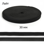 Резинка TBY вязаная Лайт в инд.упаковке 30мм черный 3,5г рул.50м