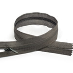 Молния Mzip пласт. потайная №3 50см н/р цв.S301 т.серый уп.50шт