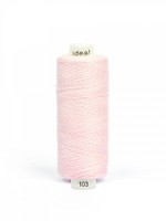 IDEAL Нитки  бытовые 40⁄2 полиэстер 366м цв.103 св.розовый уп.10шт 40⁄2.IDEAL.103