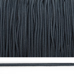 Резинка-шнур 2,5мм шляпная круглая TBY цв. F321 тёмно-серый боб.100м