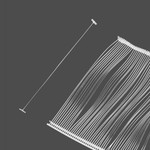 TBY Биркодержатели 125мм цв. прозрачный (уп.≈ 5000шт) БИРКОДЕРЖ.125