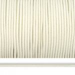 Резинка-шнур 2,5мм шляпная круглая TBY цв. F306 молочный боб.100м