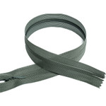 Молния Mzip пласт. потайная №3 20см н/р цв.F320 серый уп.50шт