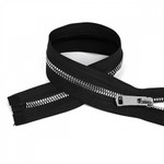 Молния Mzip трактор №5 1 замок TT, 75см, цв.черн/серебро уп.50шт