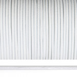 Резинка-шнур 2,5мм шляпная круглая TBY цв. F101 белый боб.100м