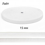 Резинка TBY вязаная Лайт в инд.упаковке 15мм белый 3,5г рул.50м