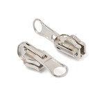 Замок Mzip автомат реверсивный (двухсторонний) ТР#8 цв.никель уп.100шт