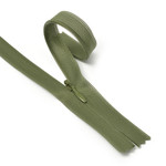 Mzip Молния  пласт. потайная №3 20см н/р цв.F268 оливково-зеленый уп.50шт ПОТАЙ.НР/20.260.Т.ХА