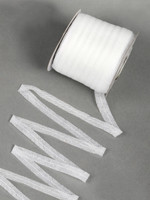 Лента Idealtex нитепрошивная клеевая по косой с нитью 15м 45г/м в инд.упаковке белый 5715W рул.100м