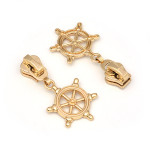 Замок Mzip автомат ТР#5 F02 цв.золото уп.100шт