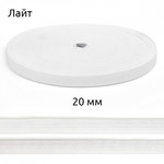 Резинка TBY вязаная Лайт в инд.упаковке 20мм белый 3,5г рул.50м