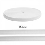 TBY Резинка  вязаная Стандарт 15мм белый 3,9г рул.40м 12.ТВ-15.БЕЛЫЙ/40