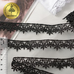 Kruzhevo Кружево гипюр арт.КМС-1094 шир.20мм цв.черный уп.13,71м КМС-1094.ЧЕРНЫЙ
