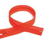 Молния Mzip пласт. потайная №3 20см н/р цв.F161 красный уп.50шт