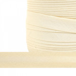 Косая бейка хлопок TBY арт.CB20 шир.20мм цв.F276 бежевый уп.132 м